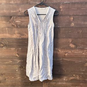 Linen Dress by Sunflower Made in Italy Size XS